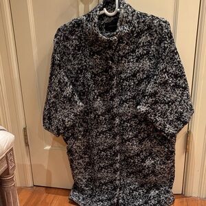 Ann Taylor Black and White Patterned Jacket